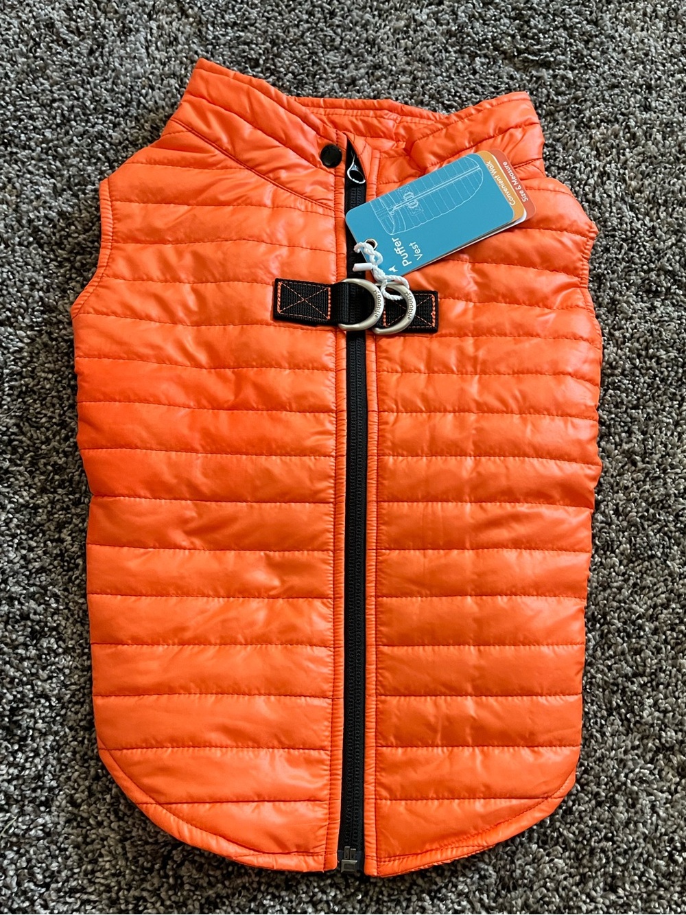 Dog puffer vest